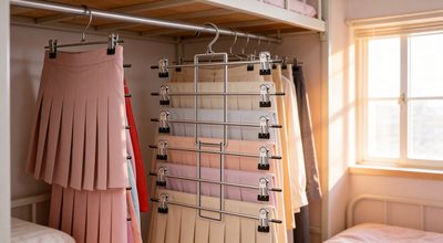 How Space Saving Hangers Became My Favorite Dorm Closet Organizer