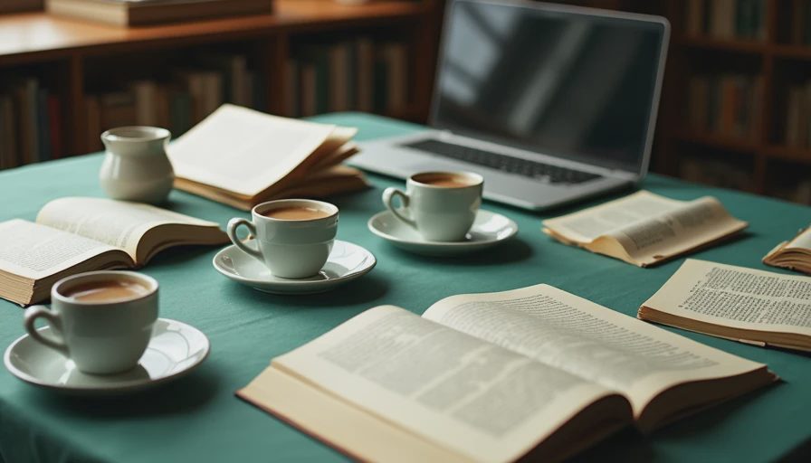 Visual context for library coffee run soft campus looks for students